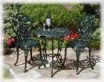Cast iron bistro set